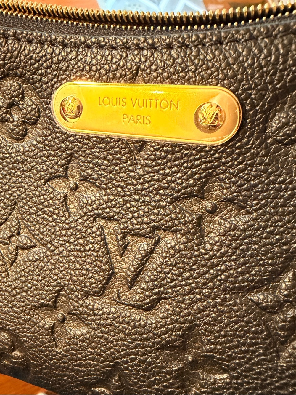 Louis Vuitton Pochette Liv - black empreinte - Picture 10 of 12